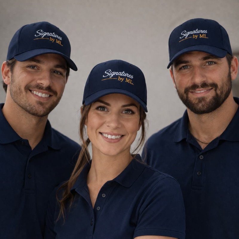 Custom embroidered baseball hats and caps